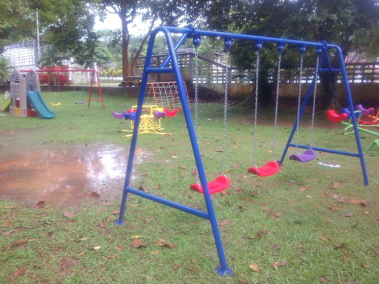 รหัส PG ผลงานติดตั้ง (อบต.ทุ่งค่าย อ.ย่านตาขาว ตรัง) เครื่องเล่นสนามกลางแจ้งสำหรับเด็ก