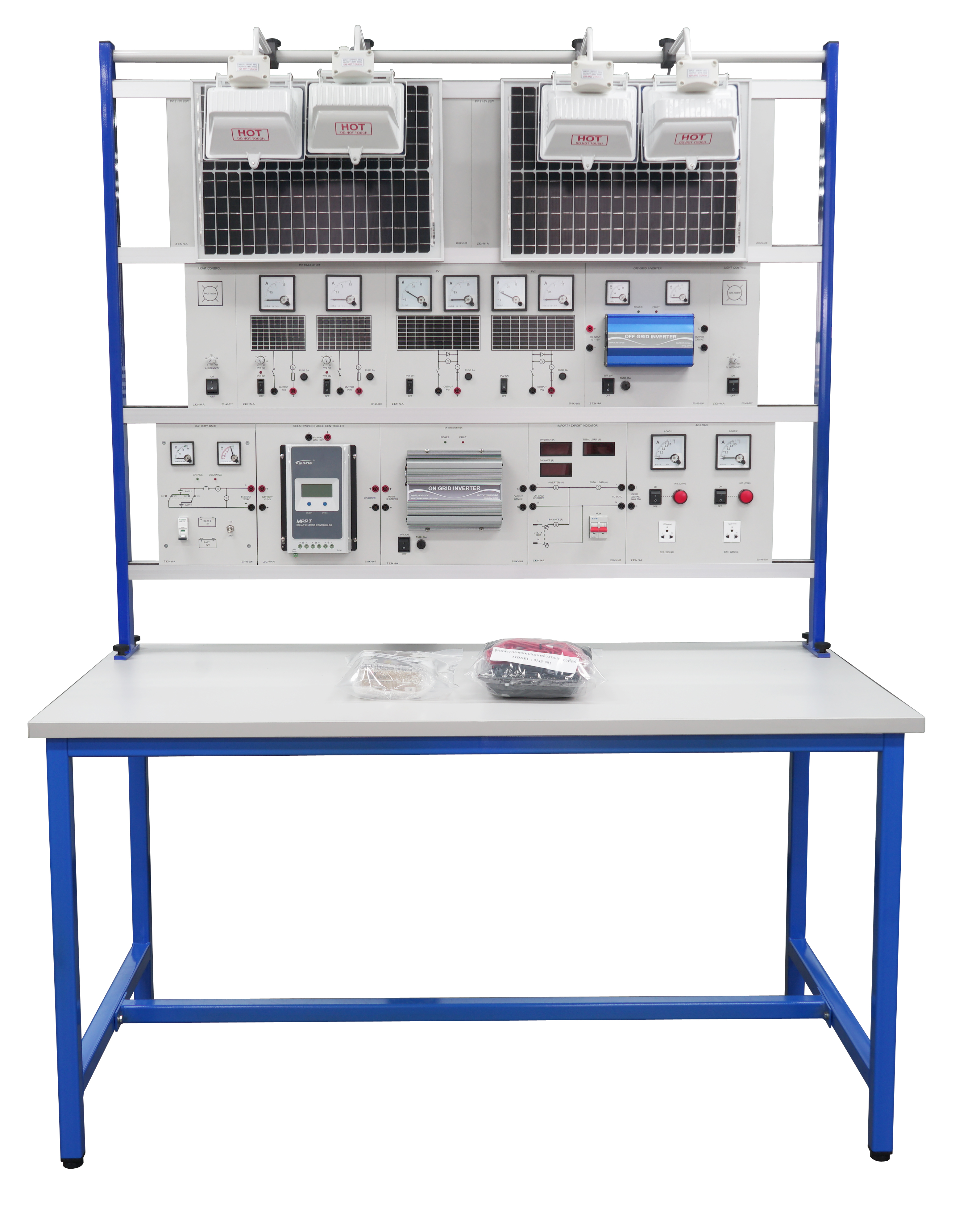 ชุดฝึกพลังงานทดแทนแบบพลังงานแสงอาทิตย์ KONSTANZ รุ่น 0145-901