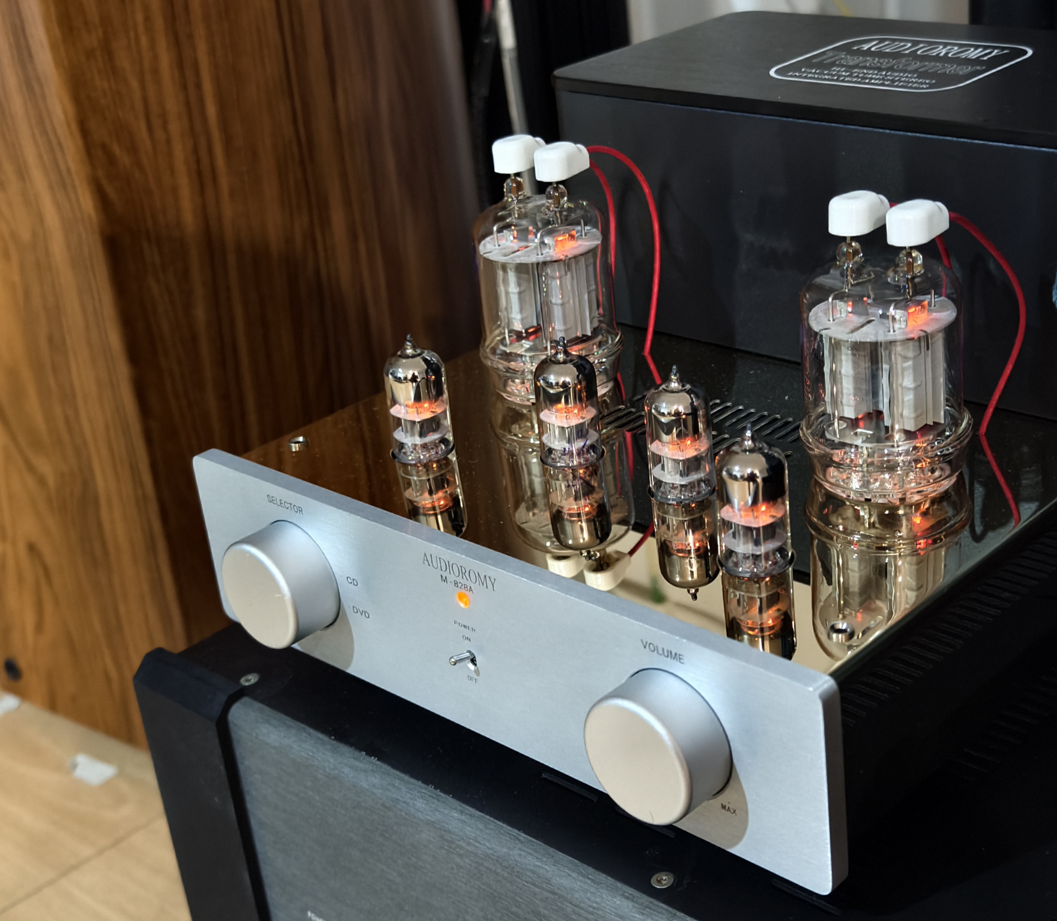 Audioromy M-828A แอมป์หลอด FU29 Class A - 60Watts - ร้านไทย พร้อมส่ง