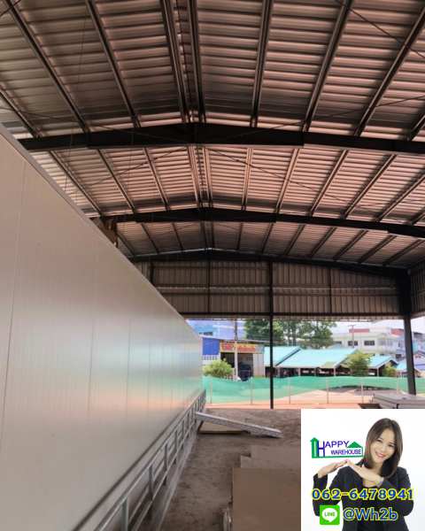 โกดังโรงน้ำแข็ง ขนาด16x41x6.50 เมตร