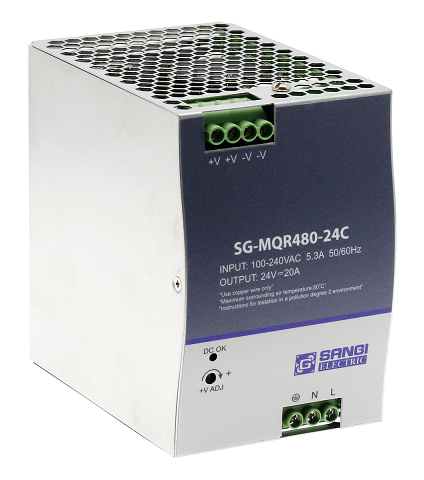 สวิตชิ่งดีซีเพาเวอร์ซัพพลาย รุ่น SG-MQR480-24C เอาท์พุต DC24V กระแส 20A