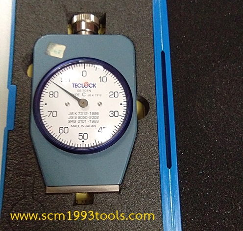TECLOCK เทคลอค เกจวัดความแข็งยาง รุ่น GS-701N Durometer Rubber & Plastic Hardness Tester