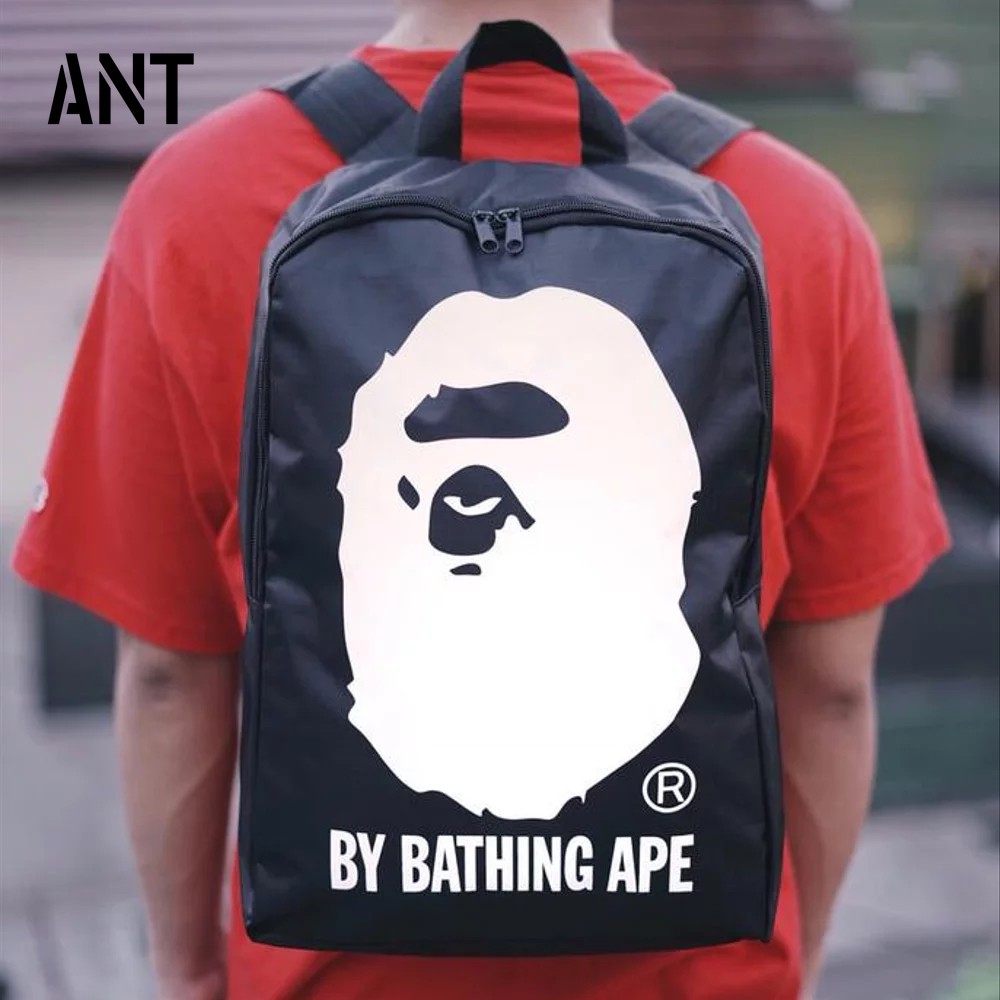 กระเป๋าเป้ A Bathing Ape Head Logo Backpack Collection พิเศษ จากญี่ปุ่น กระเป๋าสะพาย ของใหม่ ของแท้ พร้อมส่ง