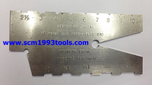 เกจวัดเกลียว เกจวัดมุมเอ็คมี่ วัดมุม 29 องศา เยอรมัน คุณภาพดี ACME SCREW THREAD GAUGE