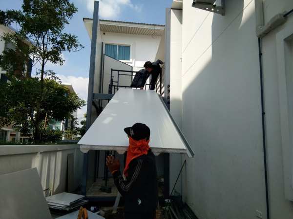 ออฟฟิศสำเร็จรูป 2 ชั้น ขนาด4.00x8.00 เมตร