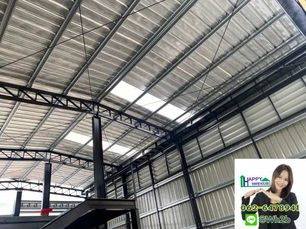 โกดังสำเร็จรูป บางกระสอ ขนาด8.00x14.00x6.00เมตร