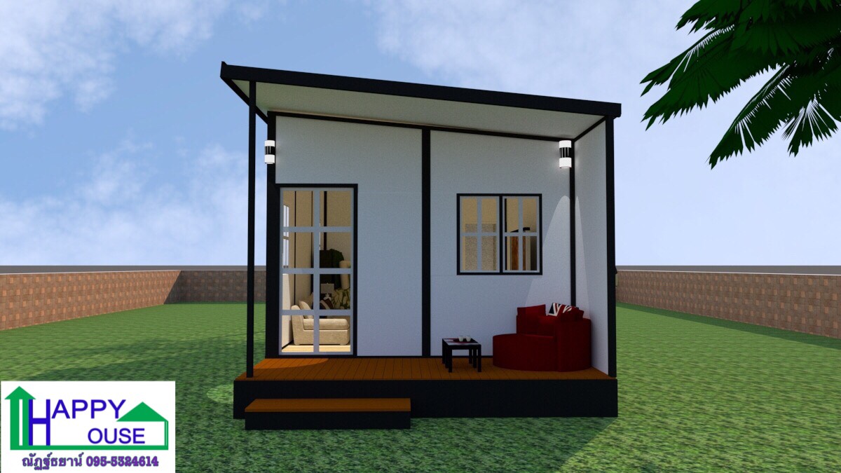 บ้านสำเร็จรูป บ้านน็อคดาวน์ สร้างออฟฟิศ happyhouse ND-06