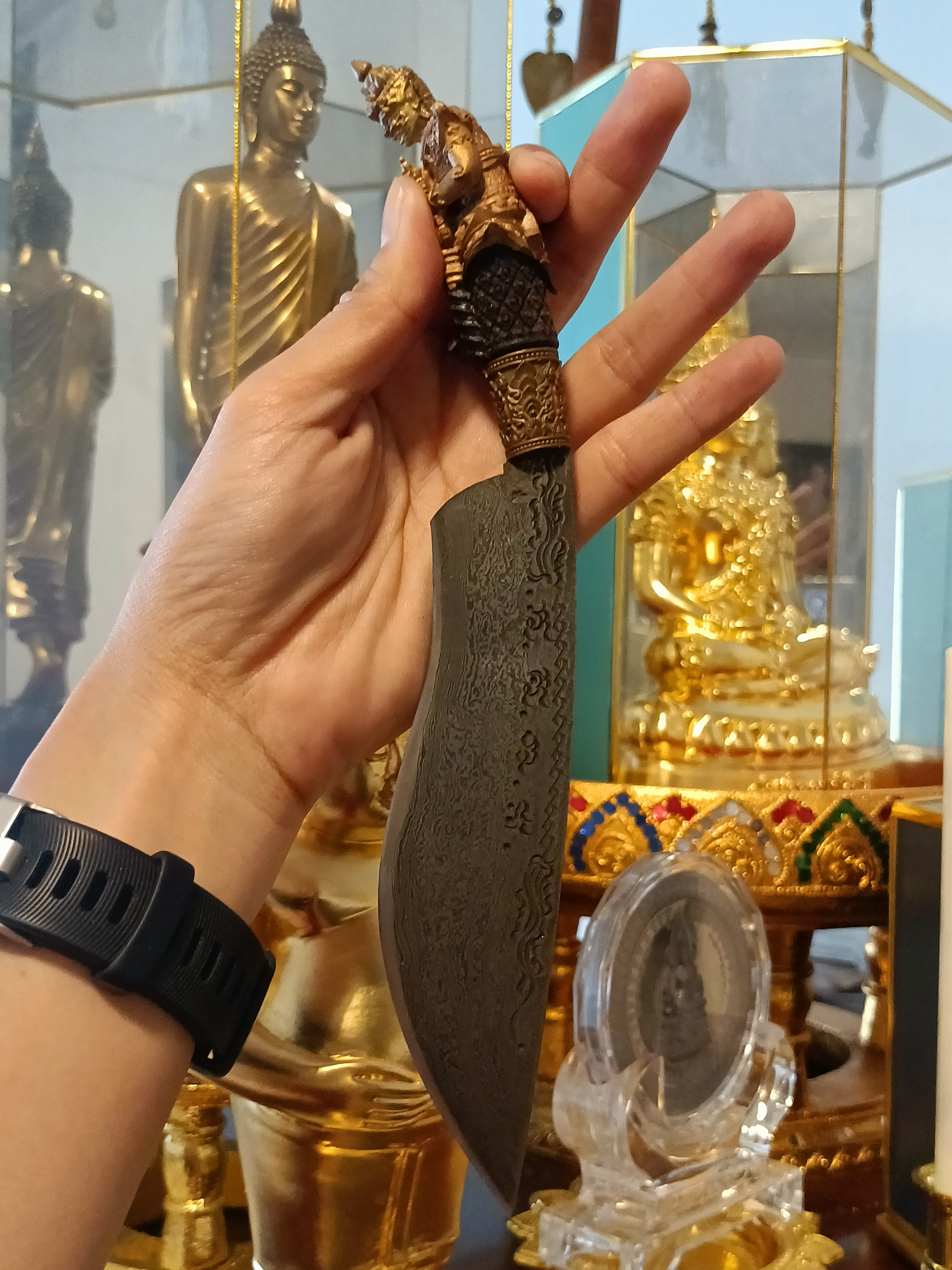 มีดมงคลจักรวาลฟ้าครอบ ขนาด 5.5 นิ้ว หลวงพ่อเล็กเสก