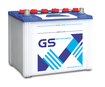 ราคา แบตเตอรี่รถยนต์ GS N50ZR 12V 60Ah 348 CCA 11 แผ่น