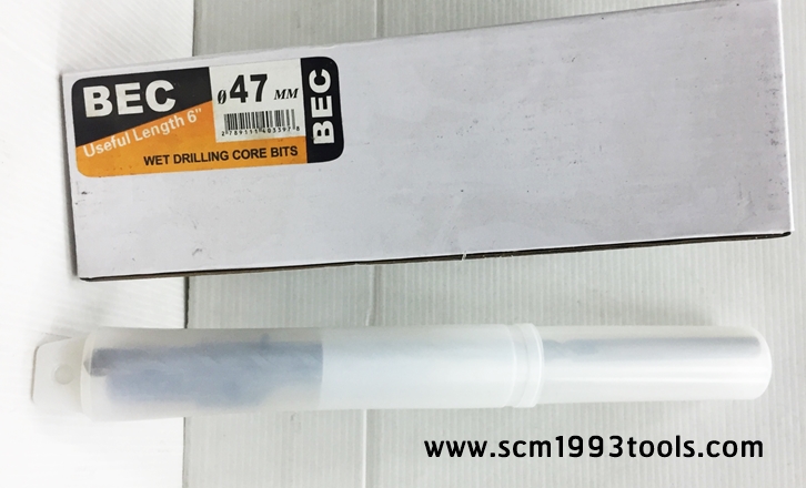 BEC บีอีซี โฮลซอเจาะผนังคอนกรีต กระบอกเจาะปูน ⌀ 28 มม. ยาว 220 มม. holesaw for concrete CORE DRILL