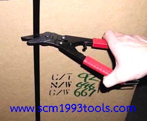 HIT ฮิต รุ่น SS-200 กรรไกรตัดเหล็กพืด 8 นิ้ว ญี่ปุ่น STEEL STRAP CUTTER