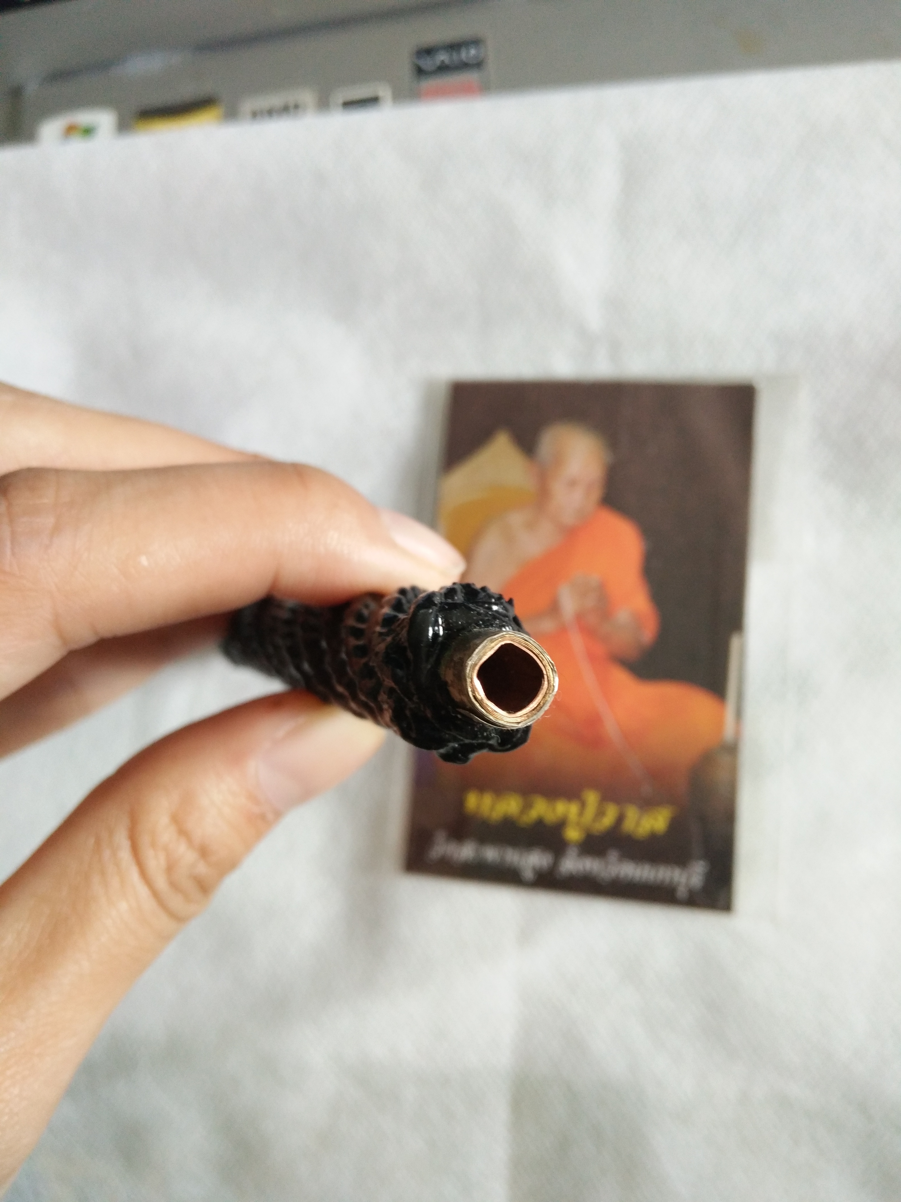 ตะกรุดโสฬส (สามกษัตริย์) ล.ต.วาส ปี 53 (ทองเหลือง ทองแดง เงิน) ดอกที่ 4