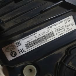 โคมไฟหน้าข้างซ้าย มือสอง BMW sieries7 G11 G12 หน้ามีรอย ขาครบ ขายตามสภาพ