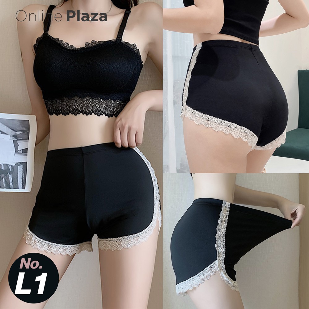 ผู้หญิง กางเกงขาสั้น ชุดอยู่บ้าน ชุดนอน พร้อมกางเกง ดีเทลแถบลูกไม้ สวยน่ารักเซ็กซี่ สำหรับผู้หญิง Shorts at home, pajama