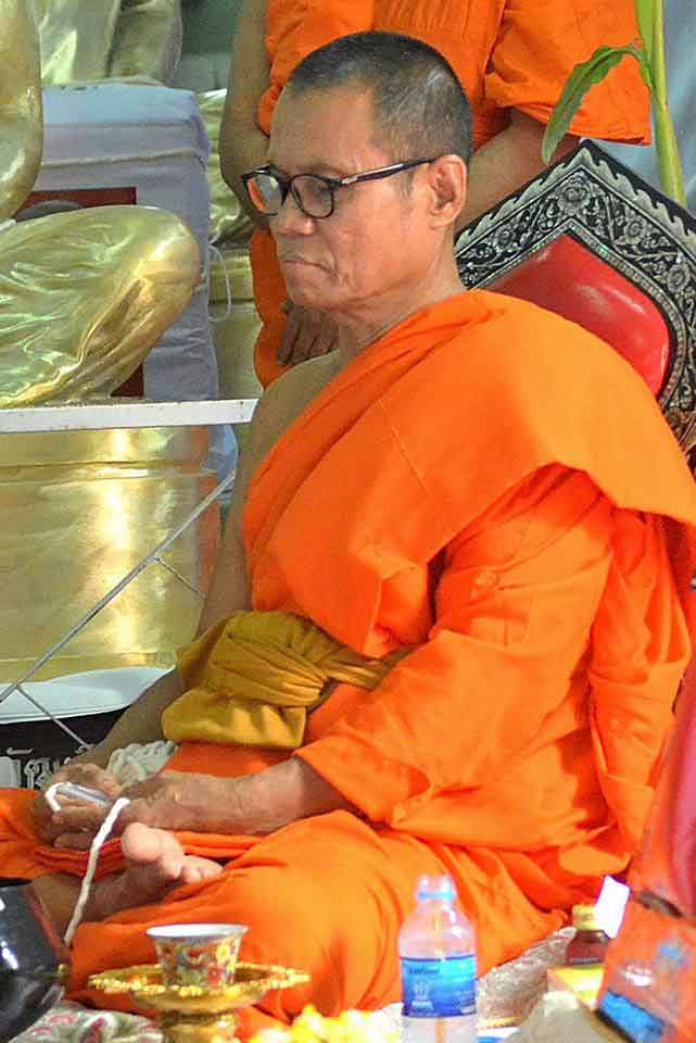 หนุมานหน้ากระบี่ไม้พุดซ้อน รุ่น บูรณะอุโบสถ วัดอินทาราม ปี 59