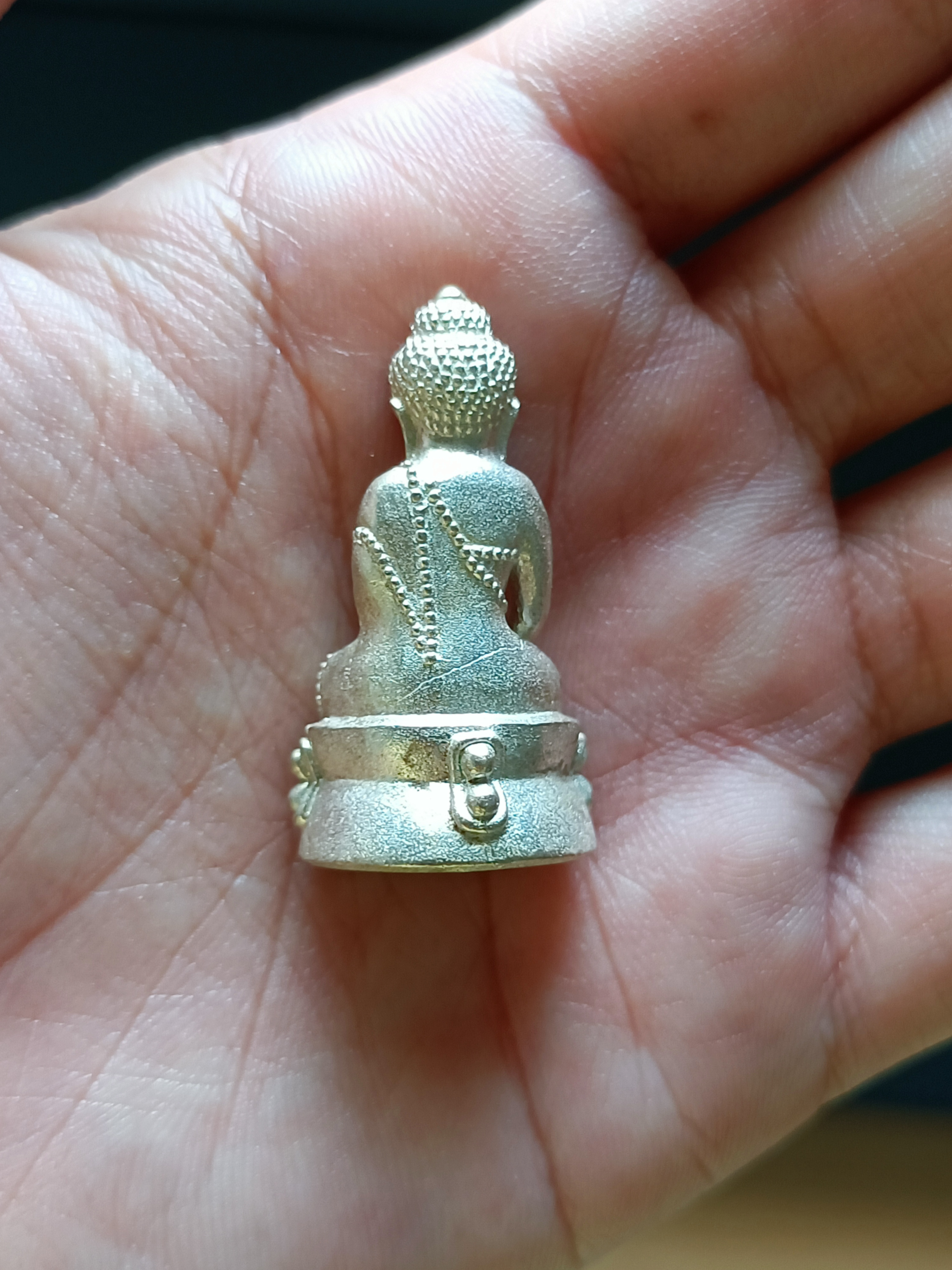 พระกริ่งชินบัญชรล้านนา เนื้อเงิน ครูบากฤษดา เลข 1517