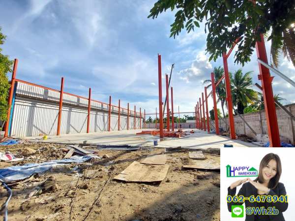รับสร้างโกดังสำเร็จรูป ขนาด 20 x 40 x 9.00 m