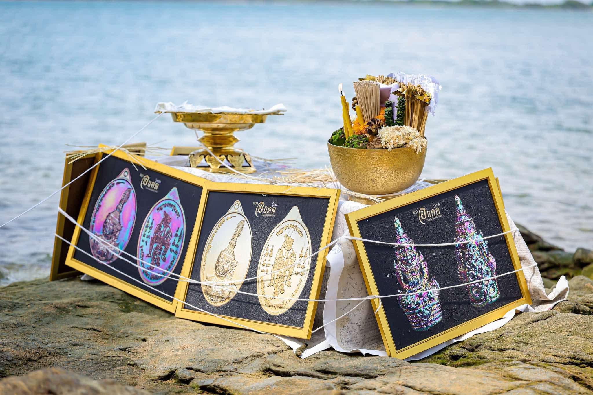 ผ้ามหายันต์พญาองคต no.726 หลวงปู่ศิลา