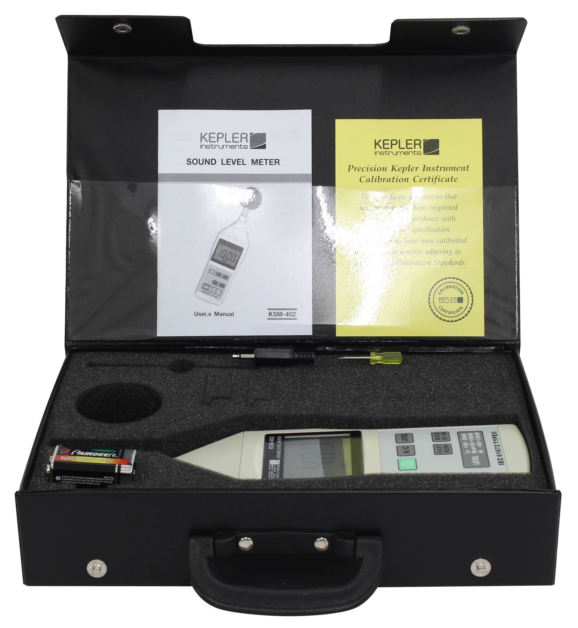 เครื่องวัดระดับเสียง (Sound level meter) แบรนด์ : KEPLER รุ่น : KSM-402