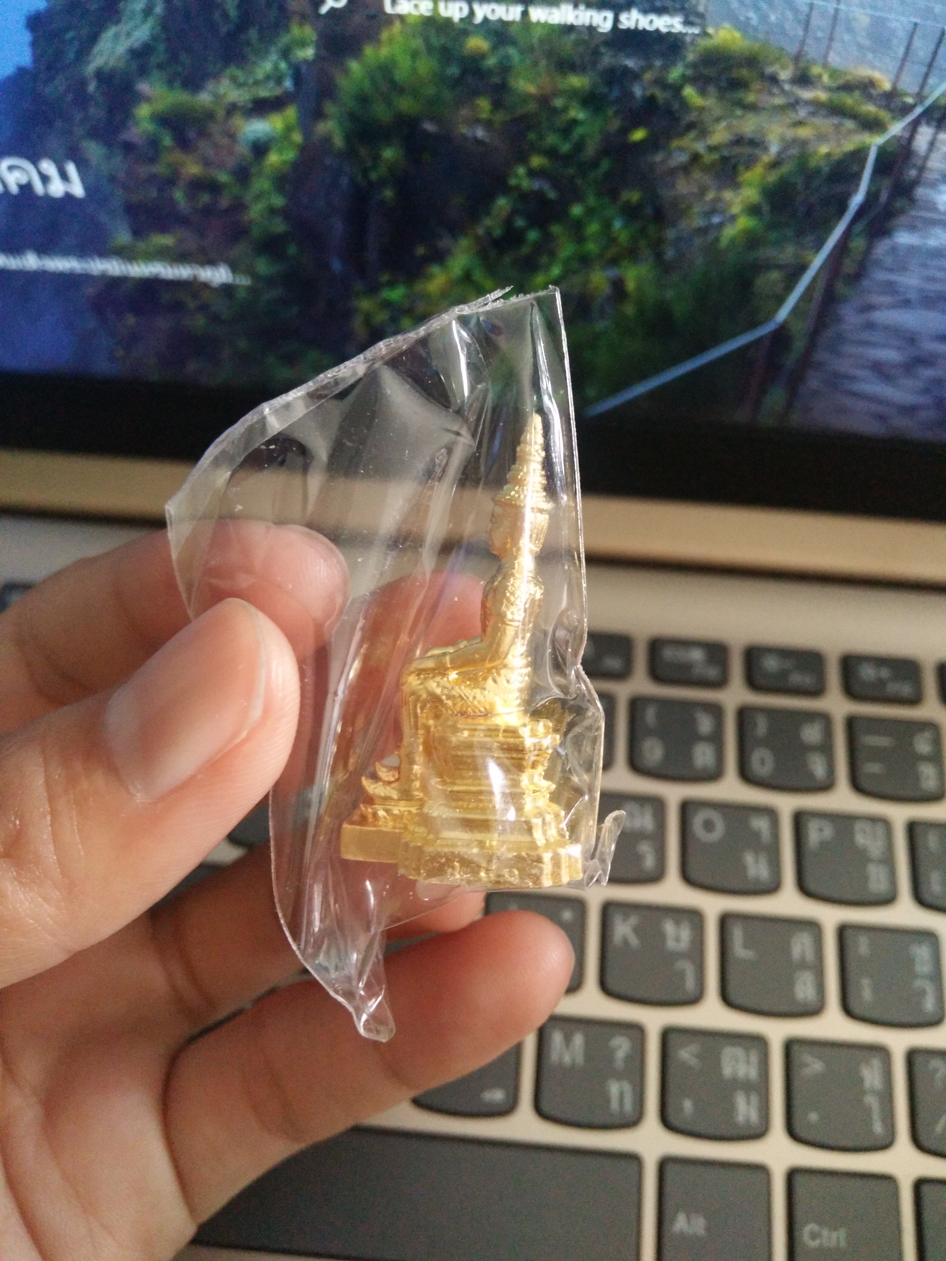 พระวิสุทธิเทพชุบทอง วัดพุทธพรหมยาน No.xxx ลพ.เล็ก ร่วมเสก