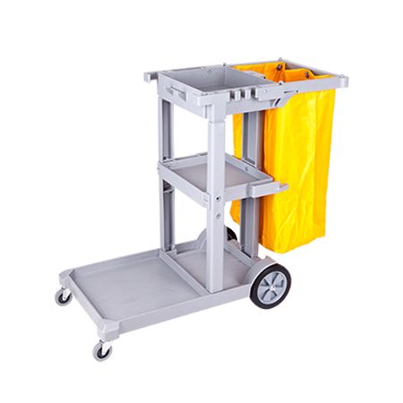 รถเข็นอุปกรณ์ทำความสะอาด รถเข็นแม่บ้าน รุ่น D-011