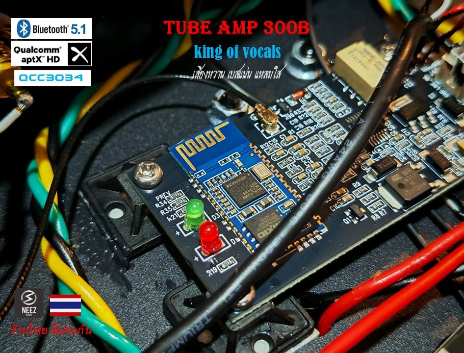 แอมป์หลอด 300B Tube Amp Pure Class A เสียงหวาน เบสแน่น แหลมใส - ร้านไทย พร้อมส่ง -