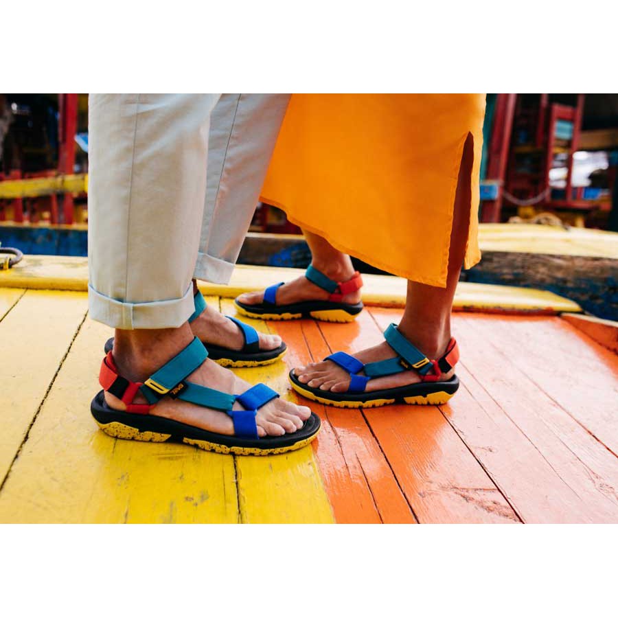 รองเท้าแตะรัดส้น TEVA Hurricane XLT2 Men - 90s Multi ไซส์ผู้ชาย รองเท้า Outdoor ของแท้ พร้อมส่ง รองเท้าแตะเดินป่า รองเท้าเดินป่า ทีว่า