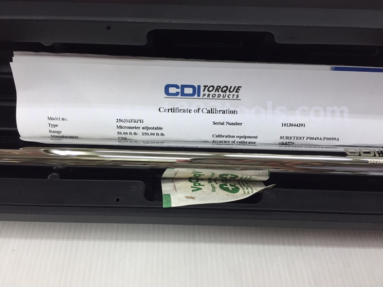 CDI ซีดีไอ ด้ามขันปอนด์ ออโตเมติก USA 3/8 inch Sq. AUTOMATIC TORQUE WRENCH