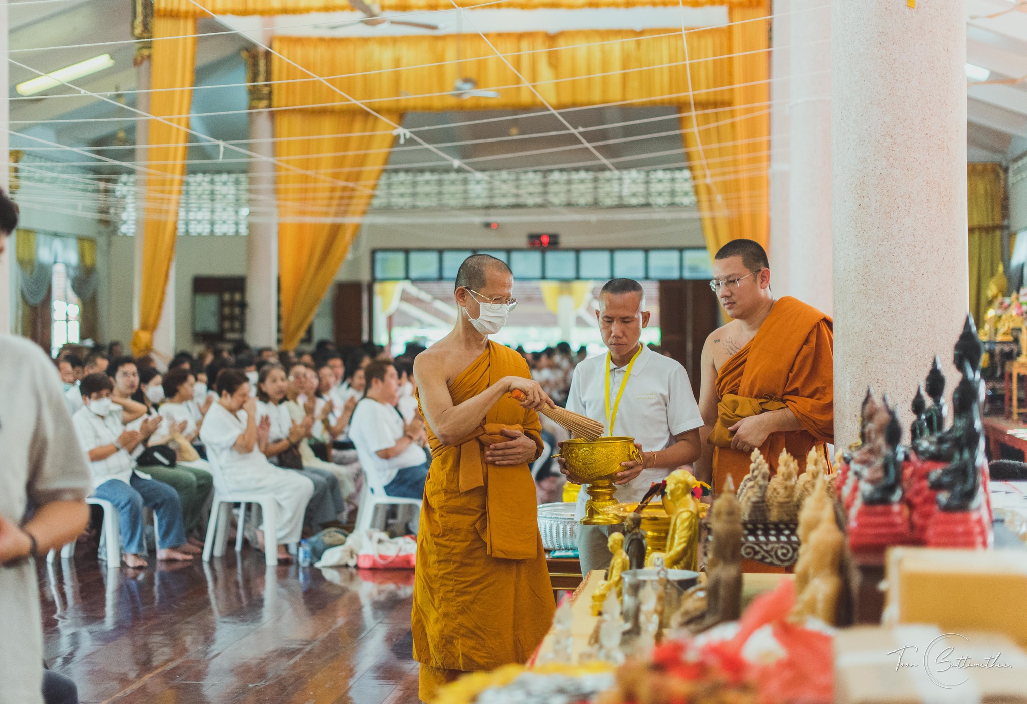 จี้น้ำเต้าเขียวฝังพลอย พิธีสวดพระคาถาเงินล้าน ลพ.เล็ก วัดท่าขนุน