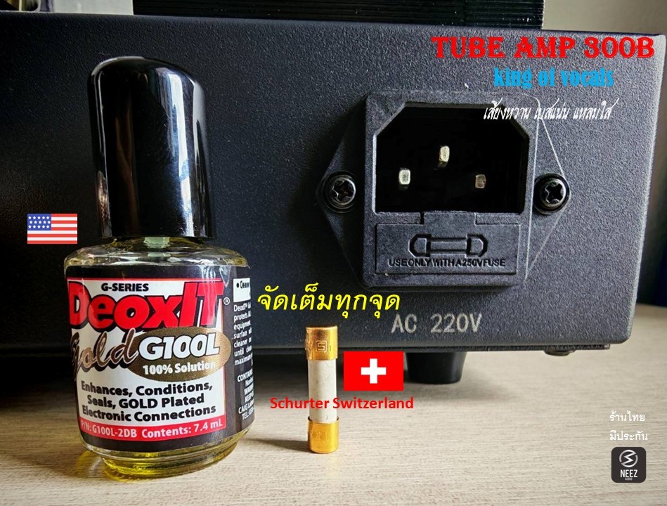 แอมป์หลอด 300B Tube Amp Pure Class A เสียงหวาน เบสแน่น แหลมใส - ร้านไทย พร้อมส่ง -