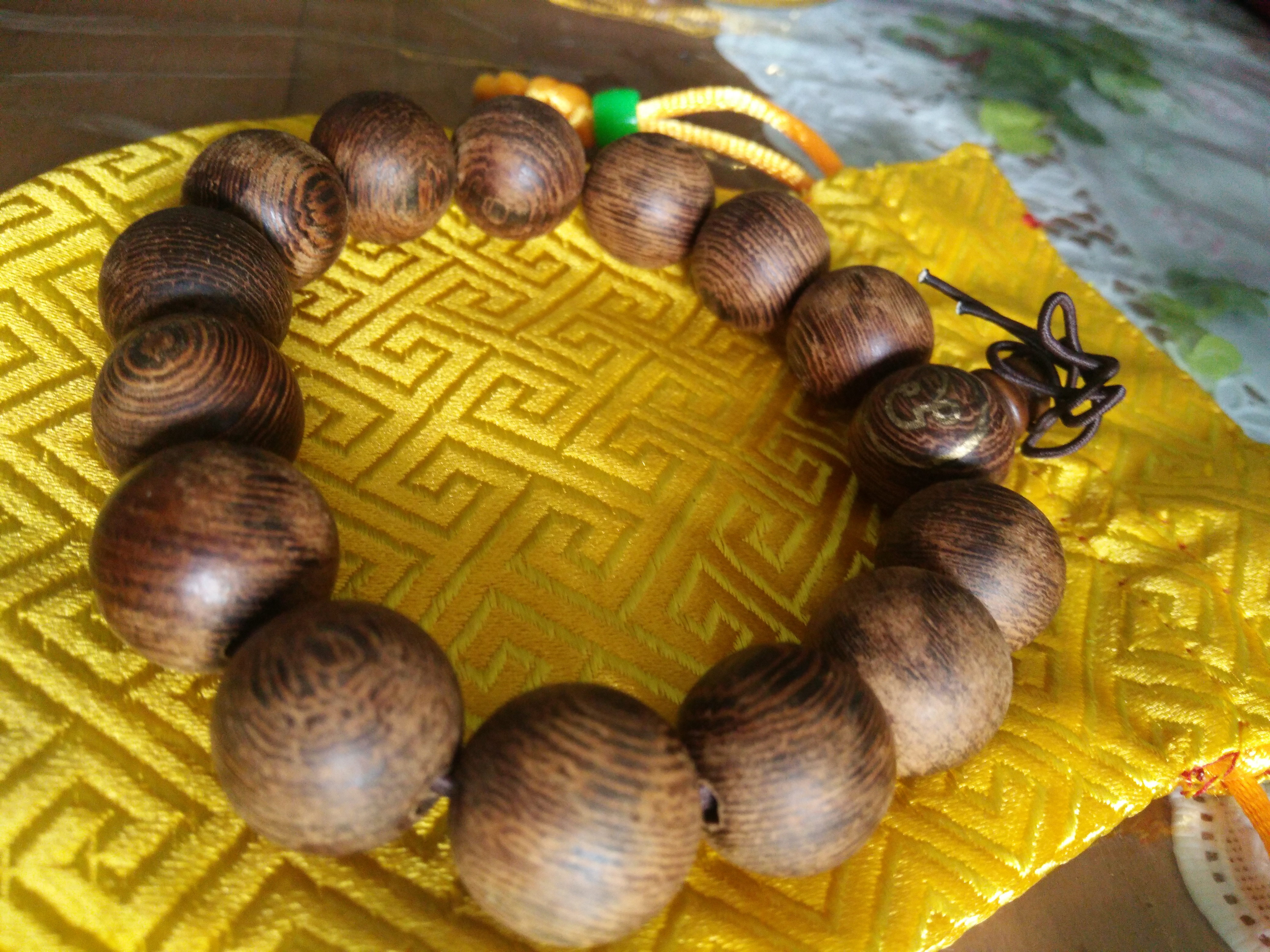 ประคำไม้โพธิ์อินเดีย เลเซอร์ยันต์ฯ พิธีสวดพระคาถาเงินล้าน ร่วมบุญมาจากวัดท่าขนุน