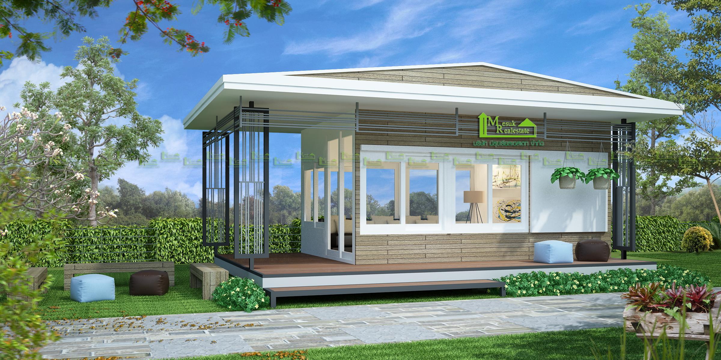 บ้านน็อคดาวน์ บ้านสำเร็จรูป สร้างออฟฟิศสำเร็จรูป ms-05