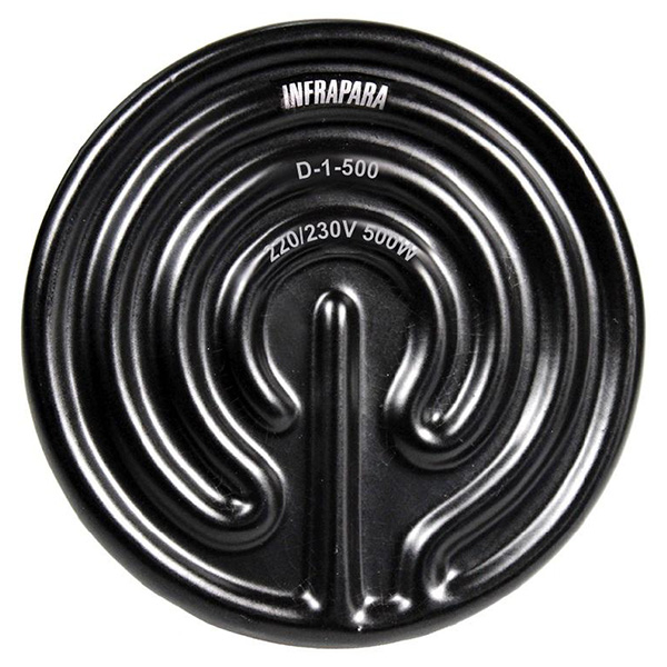 ฮีตเตอร์อินฟราเรด (Infrared heater) INFRAPARA รุ่น D-1 500W 220V E27 Black