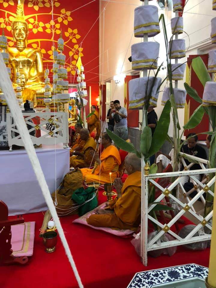 ภาพหนุมานในมณฑลพิธี จารยันต์หน้าหลังโดย ลพ.อิฏฐ์ (1ใน40) เสกยิ่งใหญ่ วัดบางกะพ้อม 28 ธ.ค.62