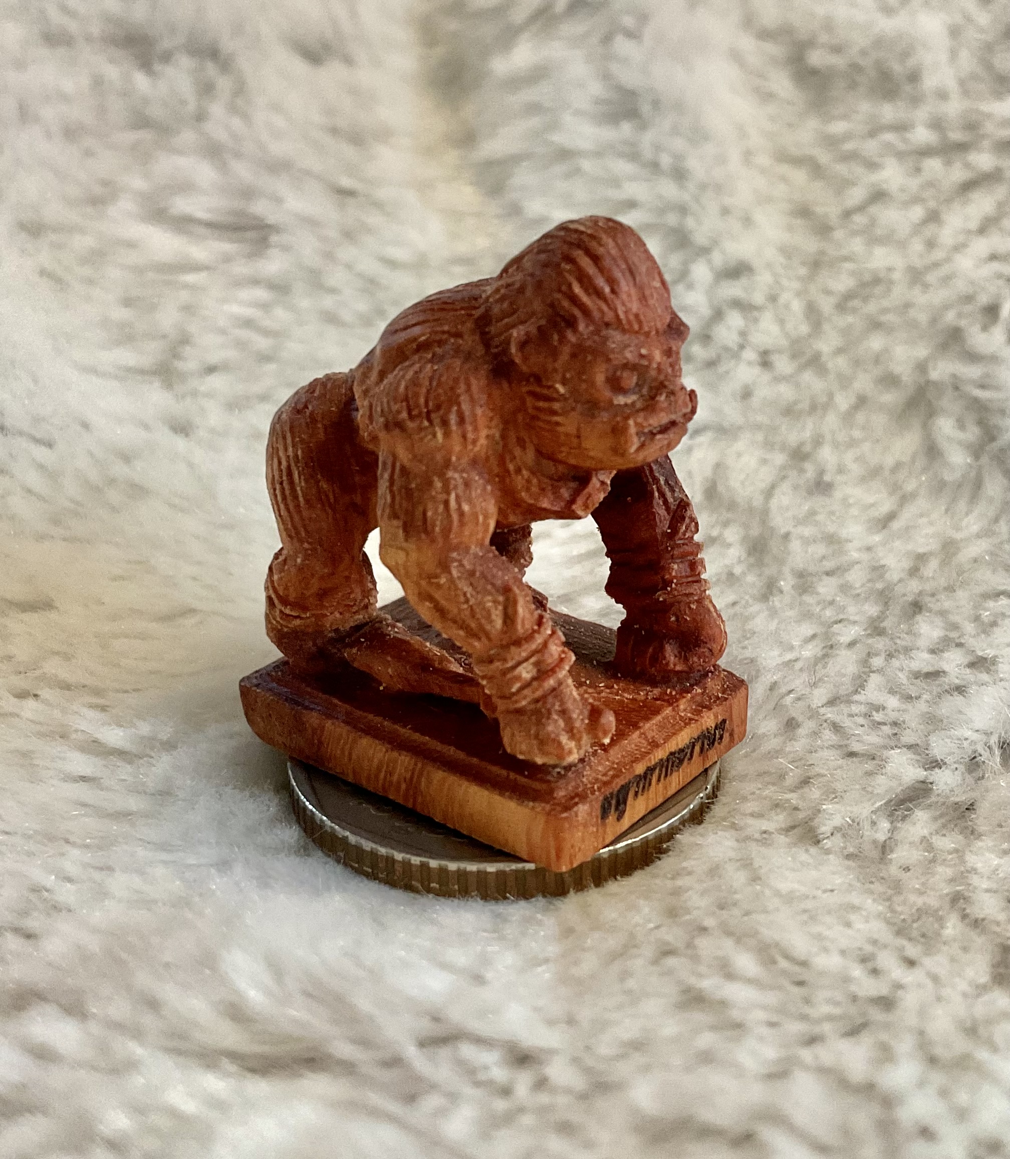 พญากากะวานร (3 cm) ลพ.เล็ก ลพ.บ๊ะ ลพ.ตุ๊ มหาสิงห์