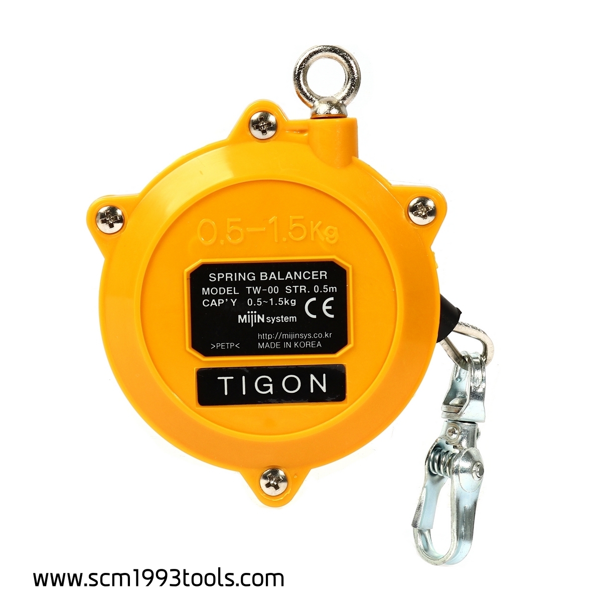 Tigon ไทกอน รุ่น TW-00 สปริงบาลานเซอร์ รอกสปริง 0.5-1.5 kg. Spring Balancer