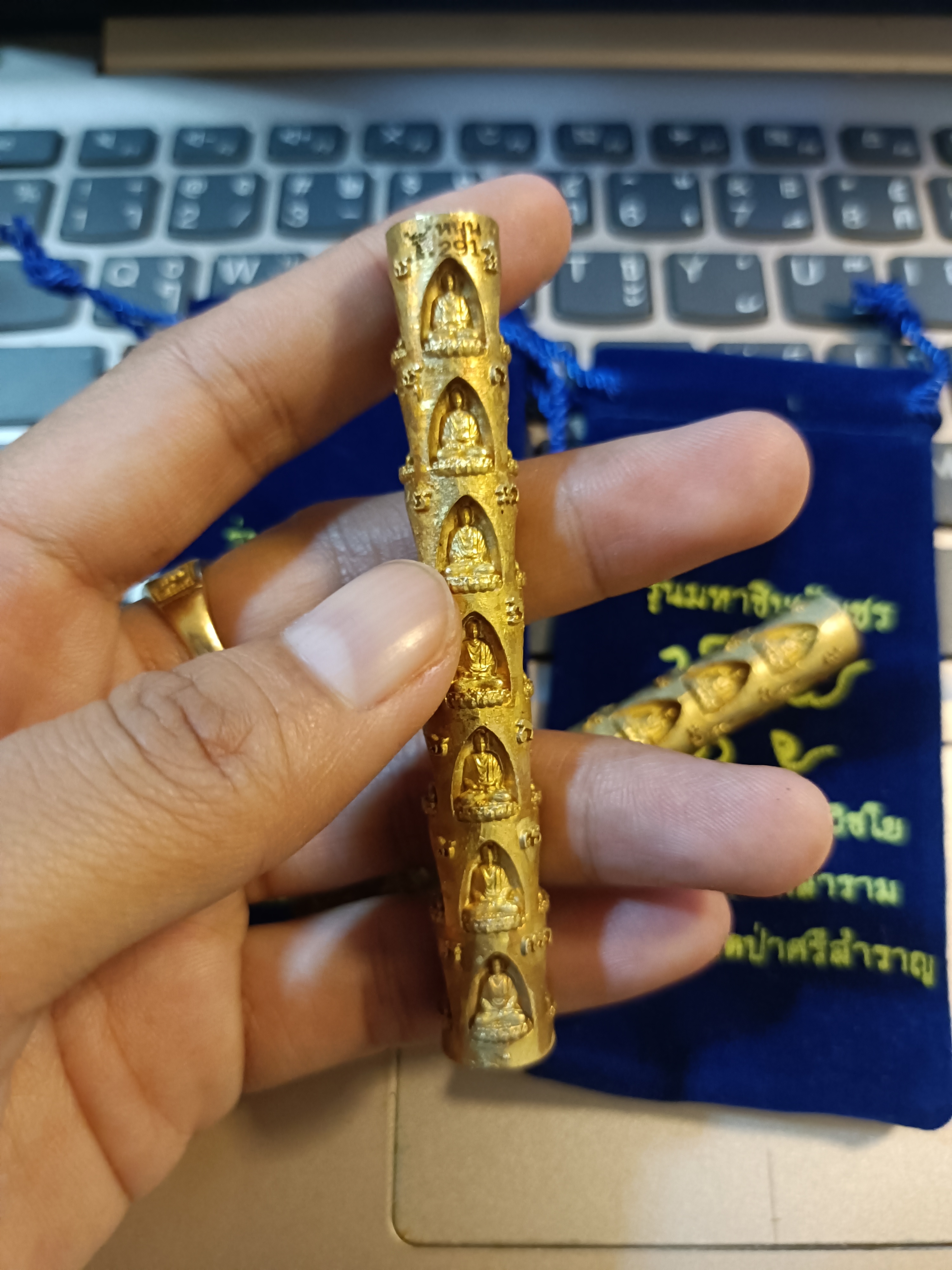 ตะกรุดพระพุทธเจ้า 28 พระองค์ ลพ.หนุน เข้าพิธีวัดท่าซุง รวมมวลสาร