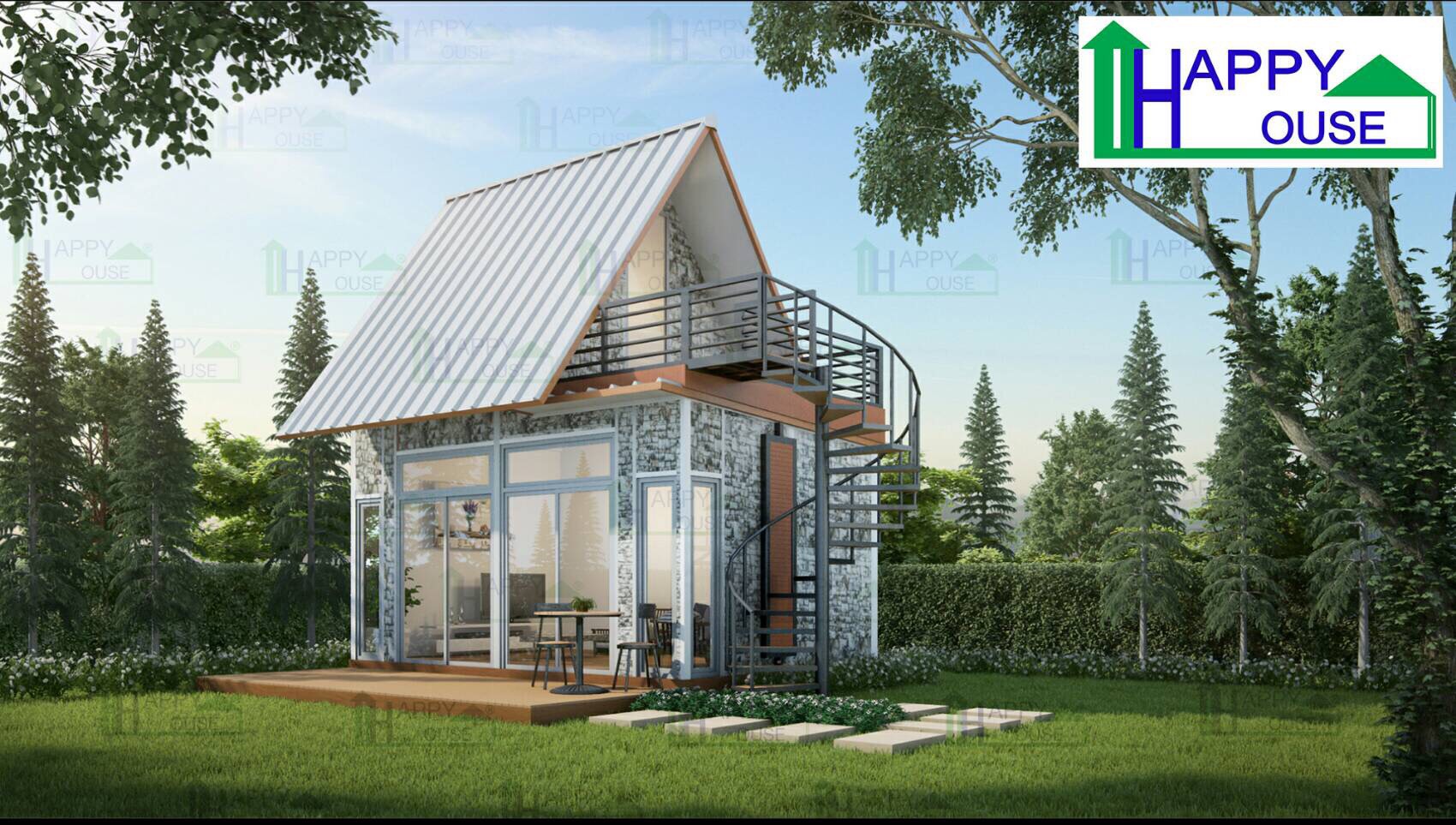 บ้านน็อคดาวน์ บ้านสำเร็จรูป สร้างออฟฟิศ ms-11