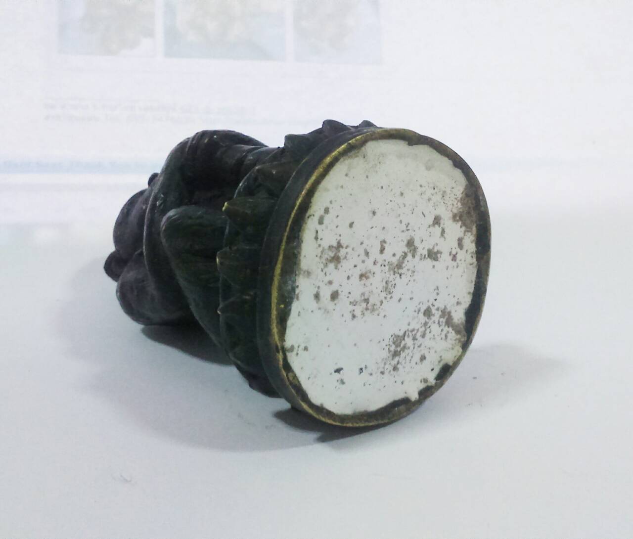 พญาวานรโลหะ ขนาดบูชา สีขาว ลพ.อนันต์ วัดบางพลีน้อย ปี 59