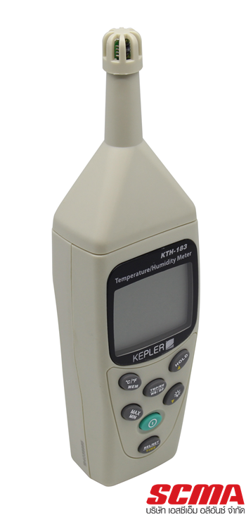 เครื่องวัดอุณหภูมิและความชื้นแบบพกพา KEPLER รุ่น KTH-183 :Temperature & Humidity Meter