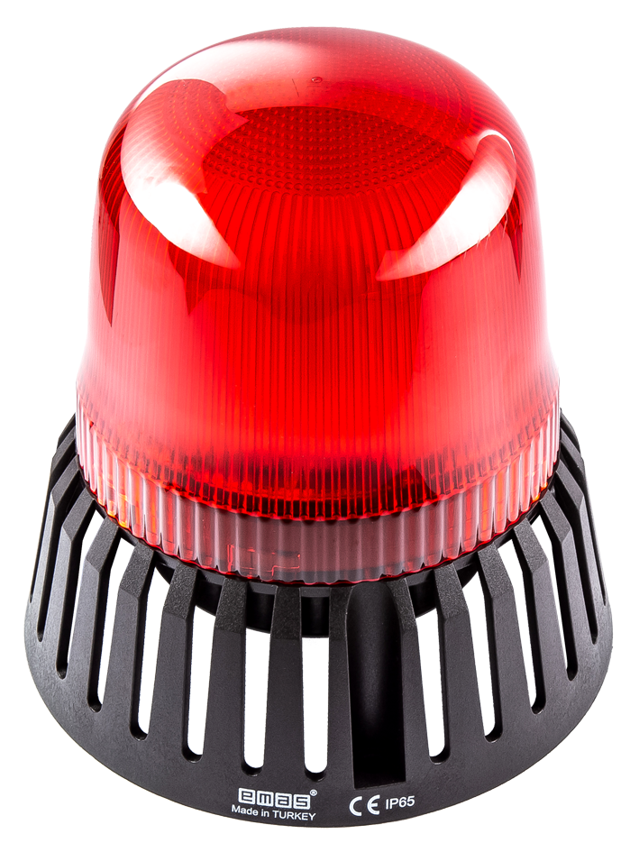 Tower Light IT120R024Z LED RED With Buzzer 12-24V AC/DC EMAS
