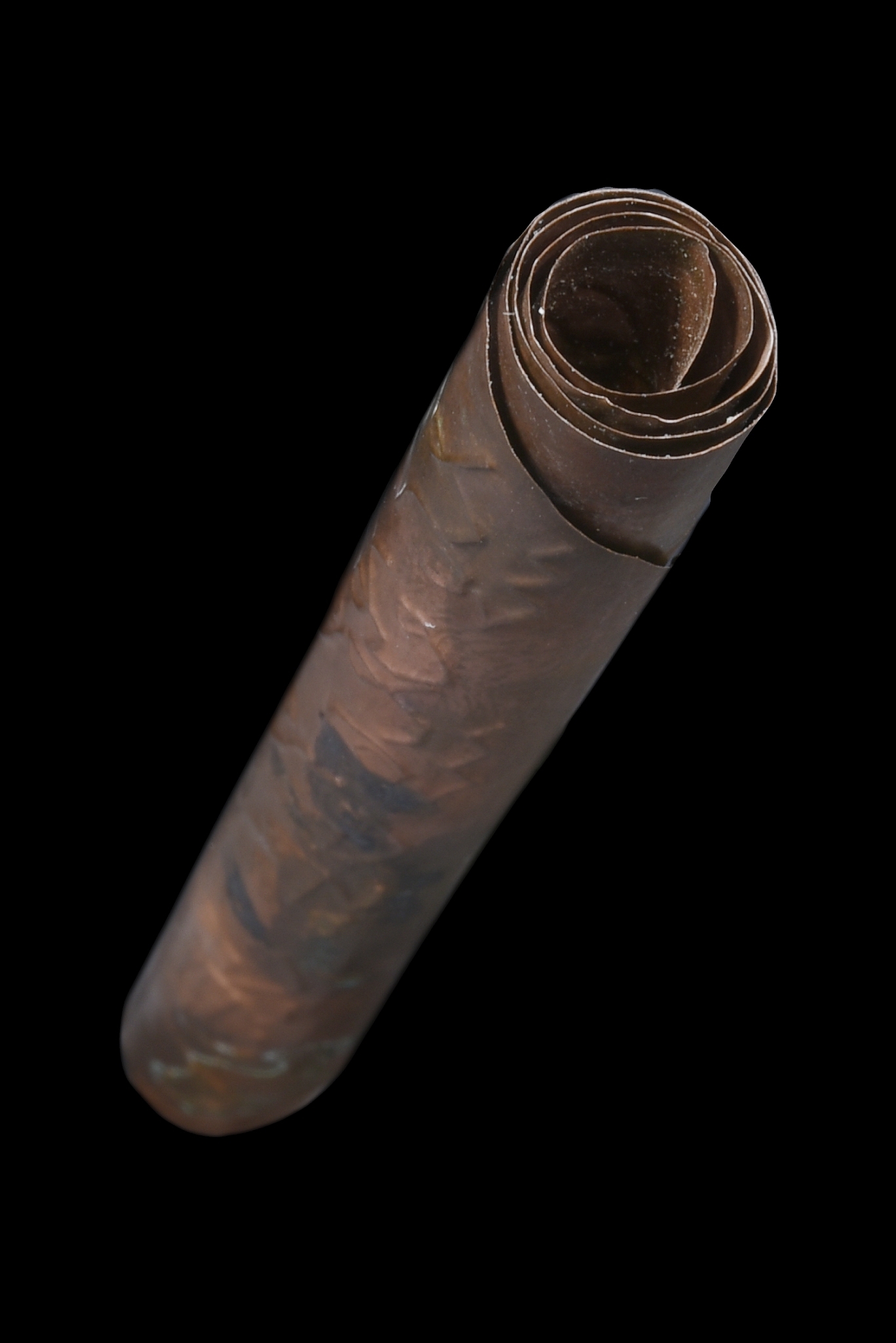 ตะกรุดแผ่นยันต์ จารมือ หลวงพ่อสนิท วัดลำบัวลอย