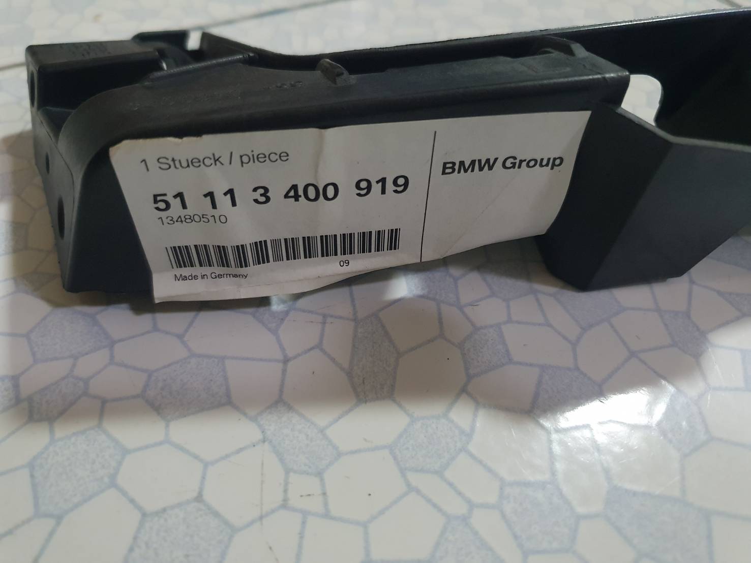 ขายึดกันชนหน้าด้านซ้าย BMW X3 E83 Front Left Bumper Bracket 51113400919 อะไหล่แท้