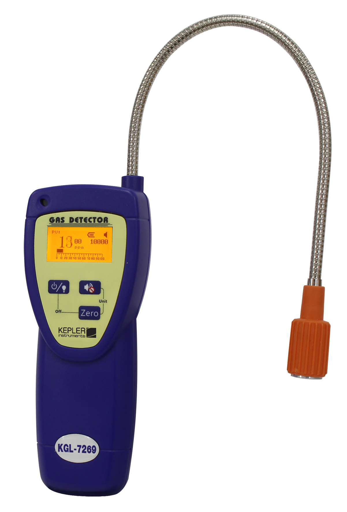 เครื่องตรวจจับก๊าซรั่วไหล (Portable Gas Leak Detector) แบรนด์ : KEPLER รุ่น : KGL-7269