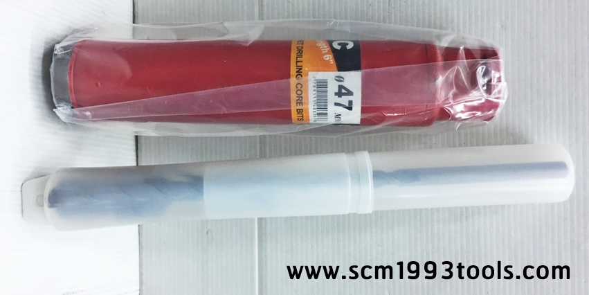 BEC บีอีซี โฮลซอเจาะผนังคอนกรีต กระบอกเจาะปูน ⌀ 28 มม. ยาว 220 มม. holesaw for concrete CORE DRILL