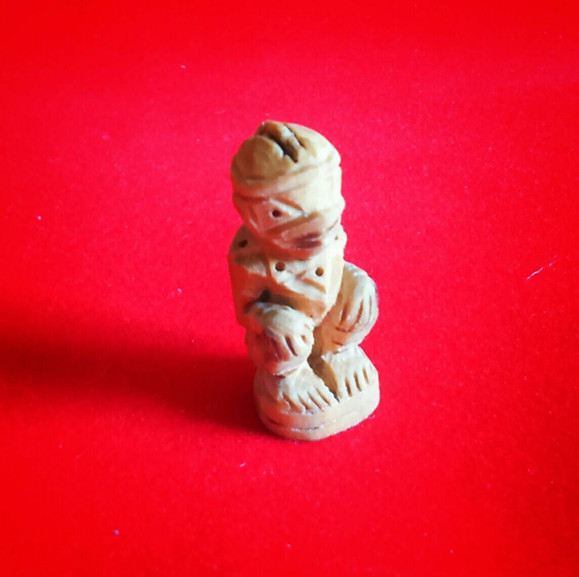 หนุมานหน้ากระบี่ไม้พุดซ้อน รุ่น บูรณะอุโบสถ วัดอินทาราม ปี 59