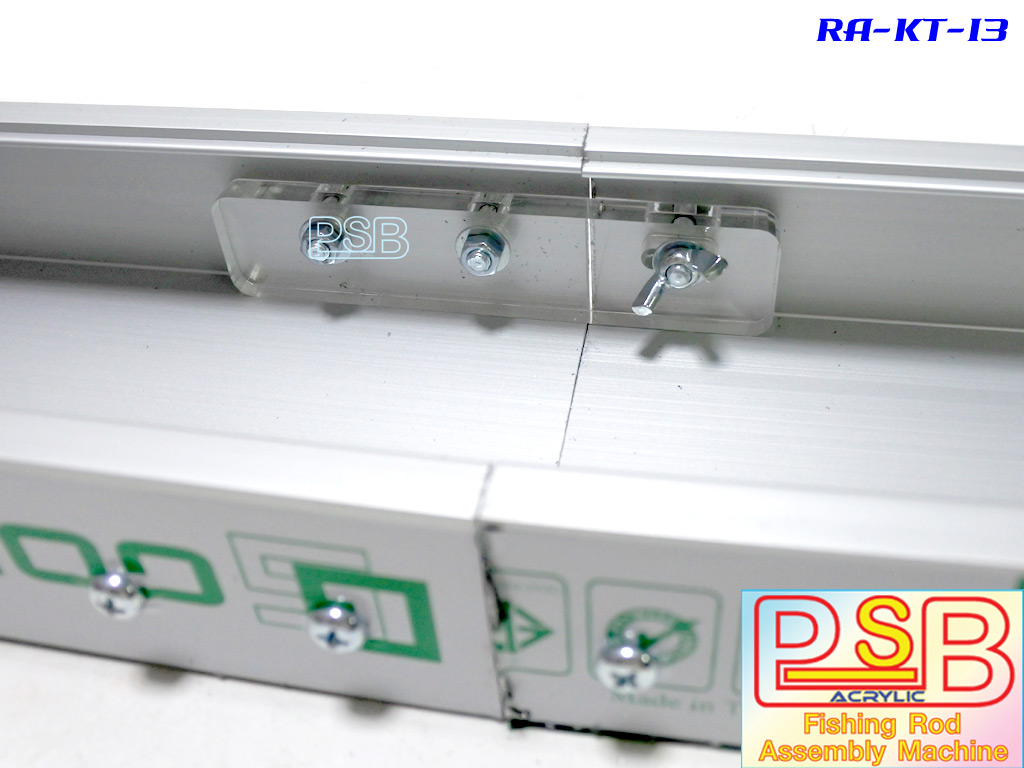 รางอลูมิเนียม แท่นบิวท์คันเบ็ด 3 ท่อน