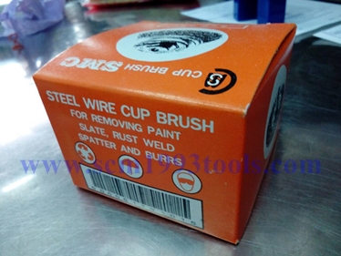 แปรงลวดถ้วย SMC ขนาด 2.5 นิ้ว สำหรับเครื่องขัดไฟเบอร์ Power Wire Brush for Angle Grinder