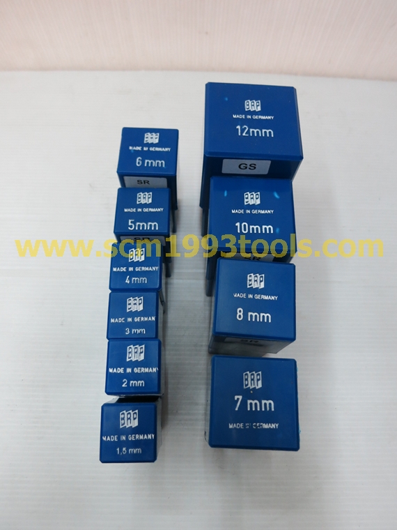 BRP เหล็กตอกตัวเลข 0-9 ไซส์ 5 มม. Steel Numbers Stamper