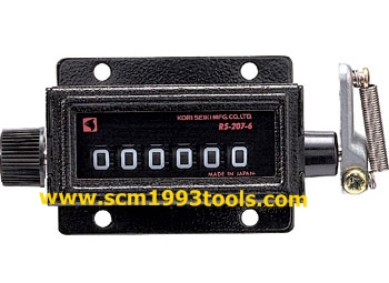 KORI โกริ รุ่น RS-207-5 นับเลขกระตุก rachet counter ญี่ปุ่น (5 หลัก)